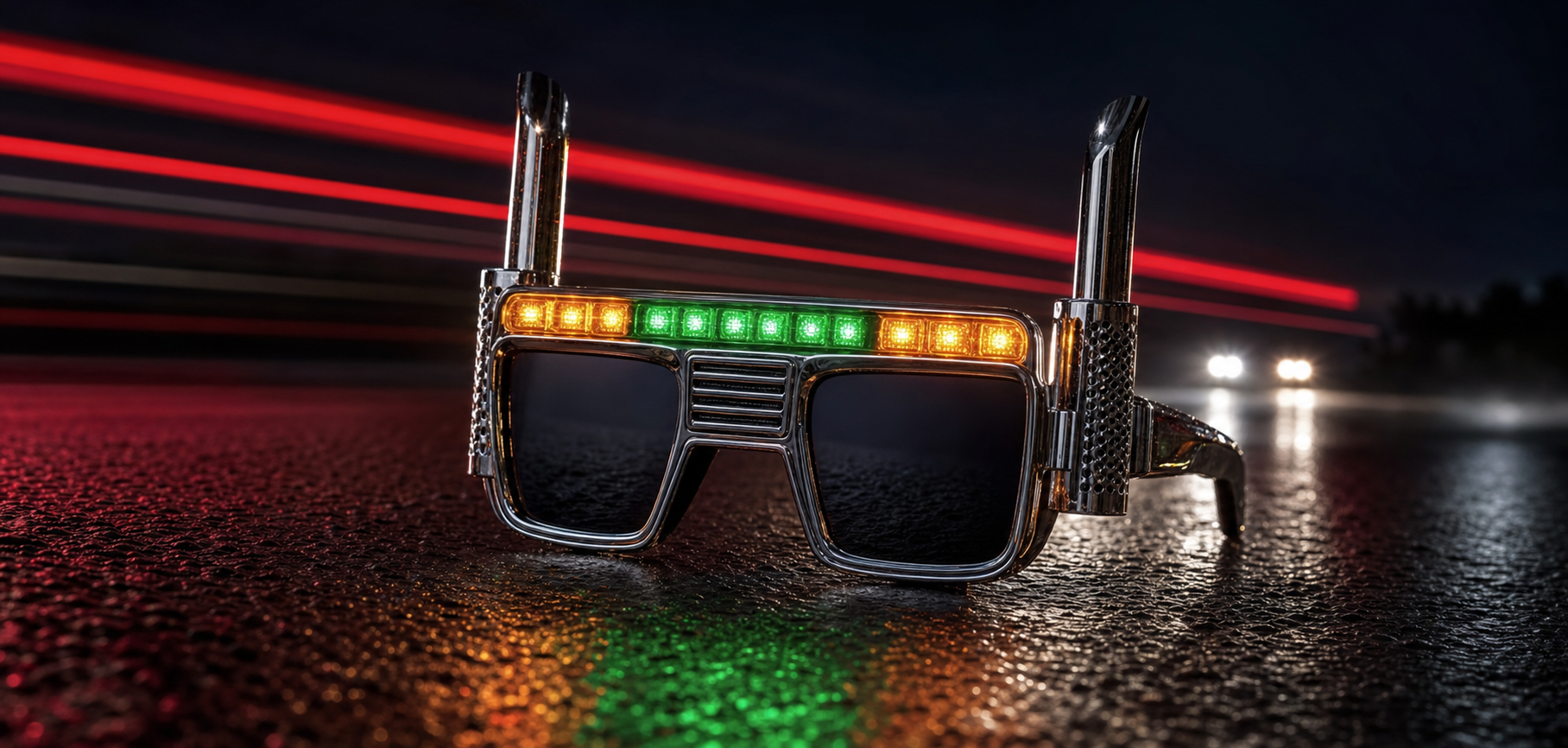 Chrome Stack LED style